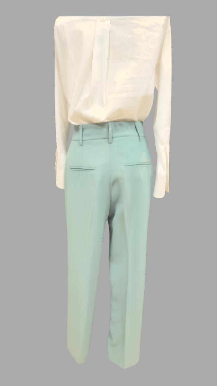Calça Crepe Patou Celadon Olivia