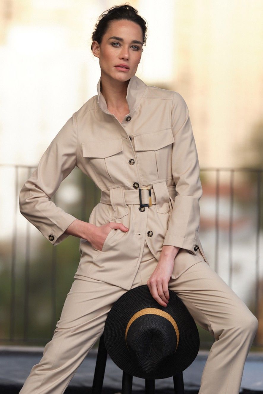 Parka Alfaitaria Areia Antonella