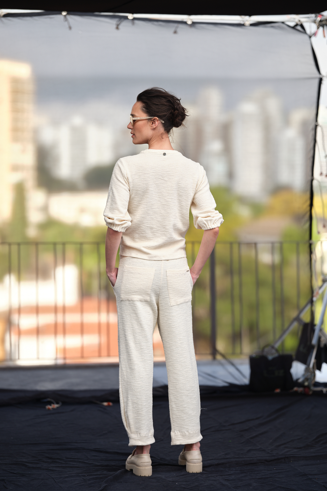 Calça em Malha Boucle Julia