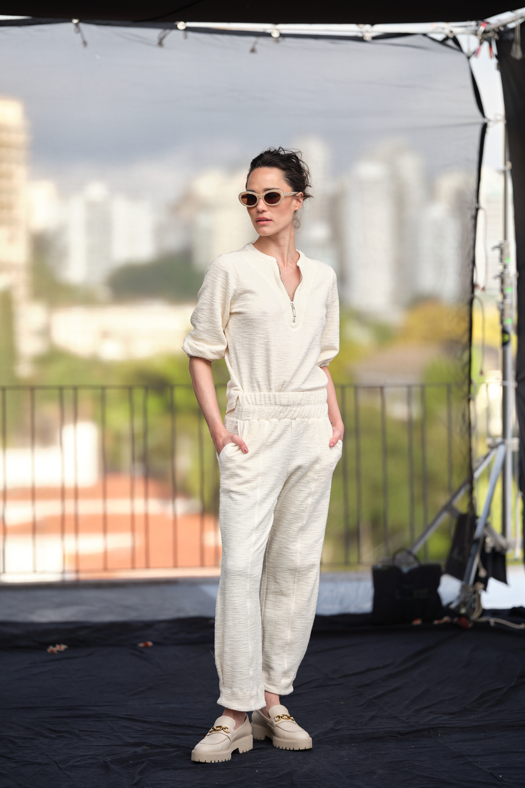 Calça em Malha Boucle Julia