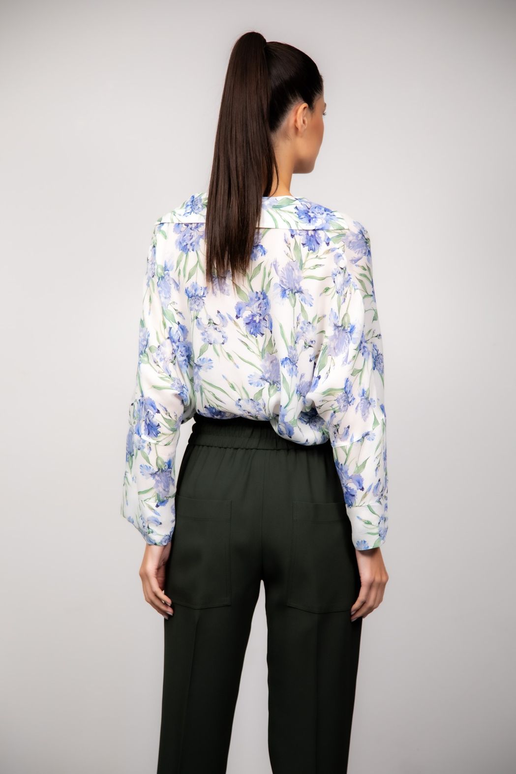Blusa Crepe Georgette Estampado Atena
