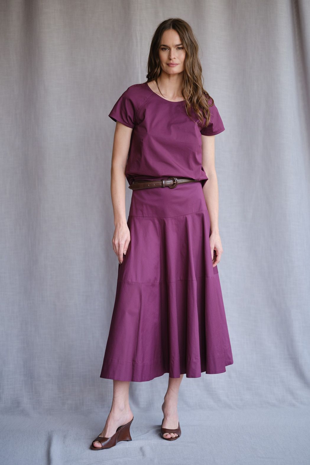 Blusa em Tricoline Figo Violeta CB
