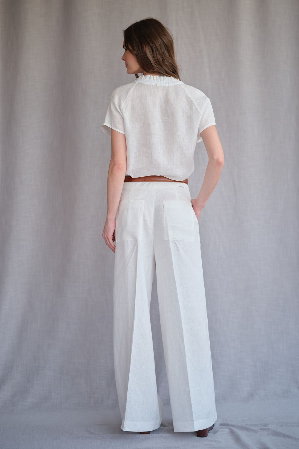 Blusa Linho Off White Sofia CB