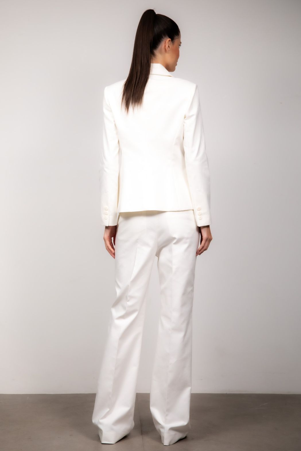 Blazer Algodão Off White Vivian