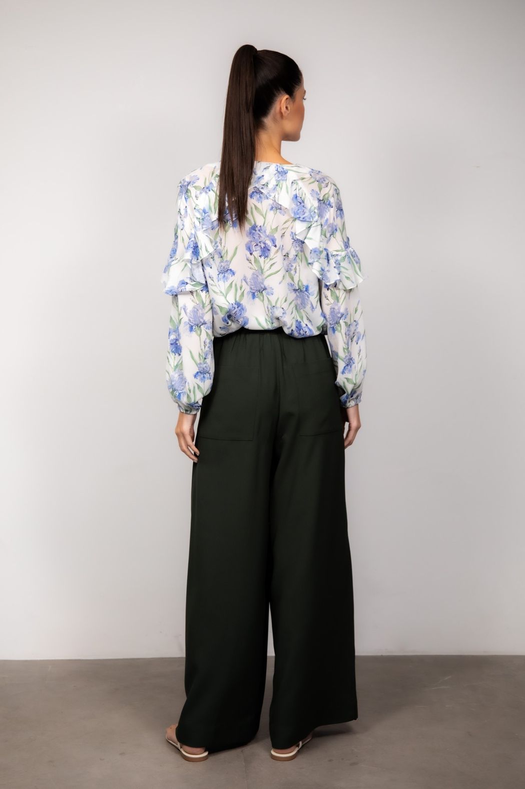 Blusa Crepe Georgette Estampado Atena 1