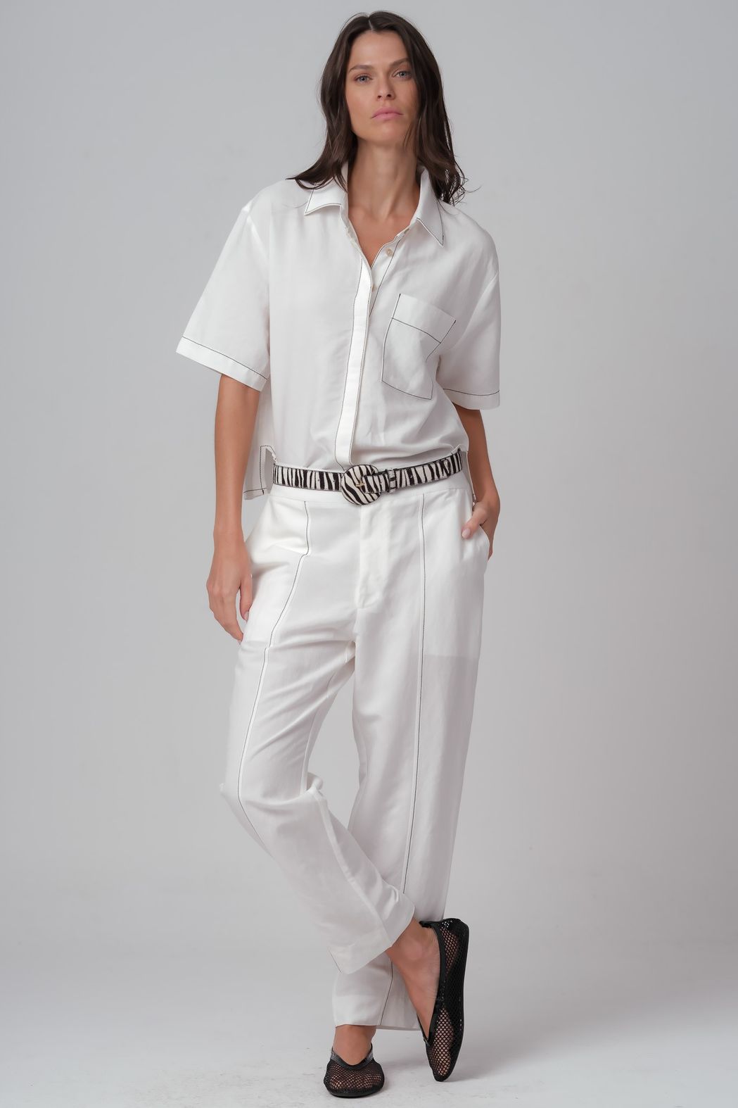 Conjunto Linho Off White Laura