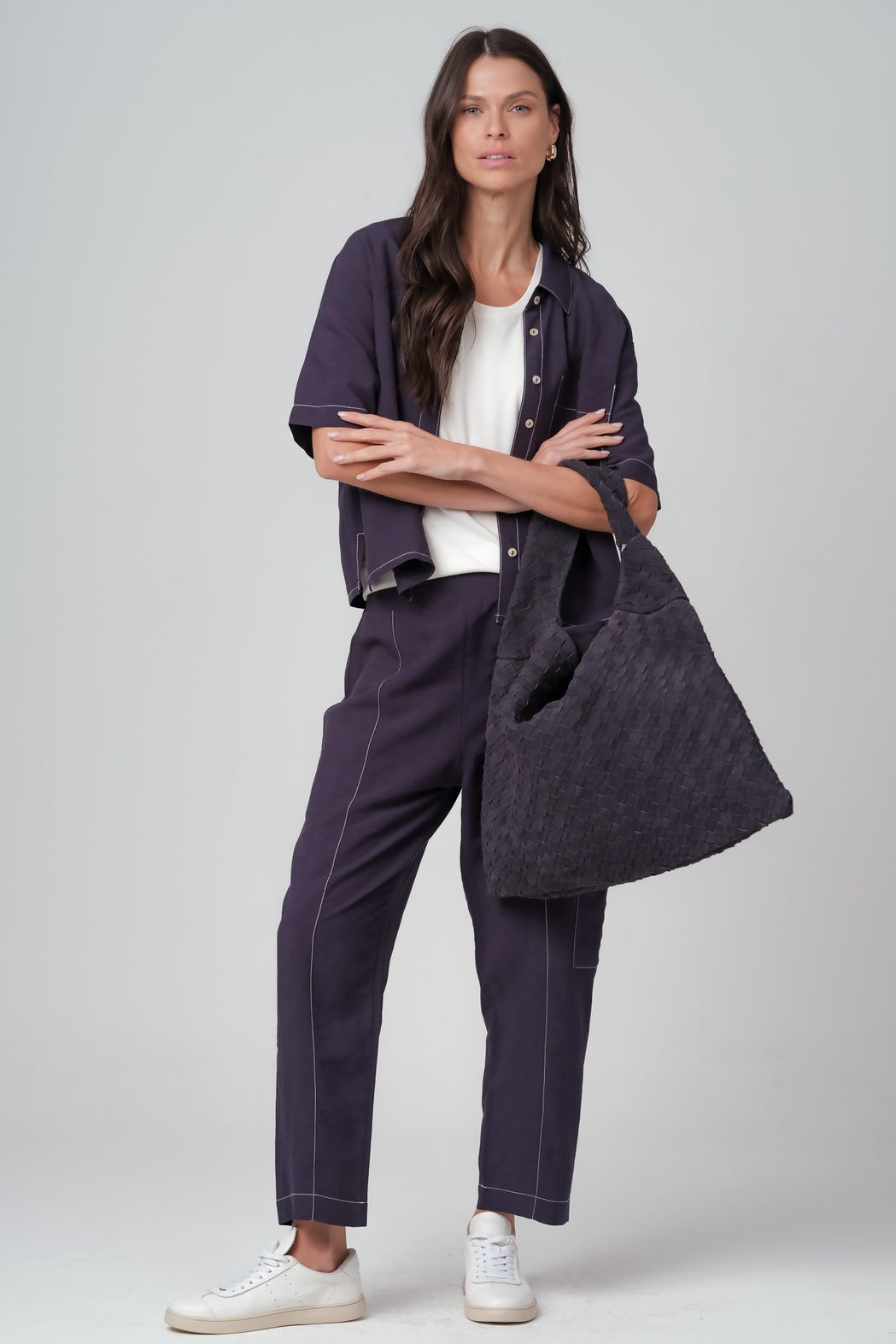 Conjunto Linho Marinho Laura