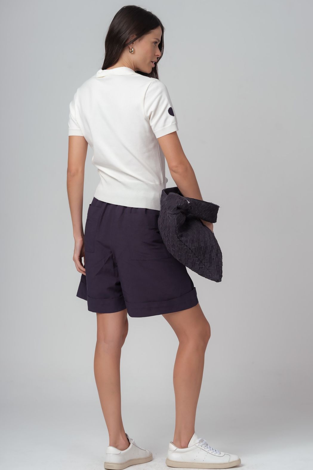 Shorts Linho Marinho Ivana