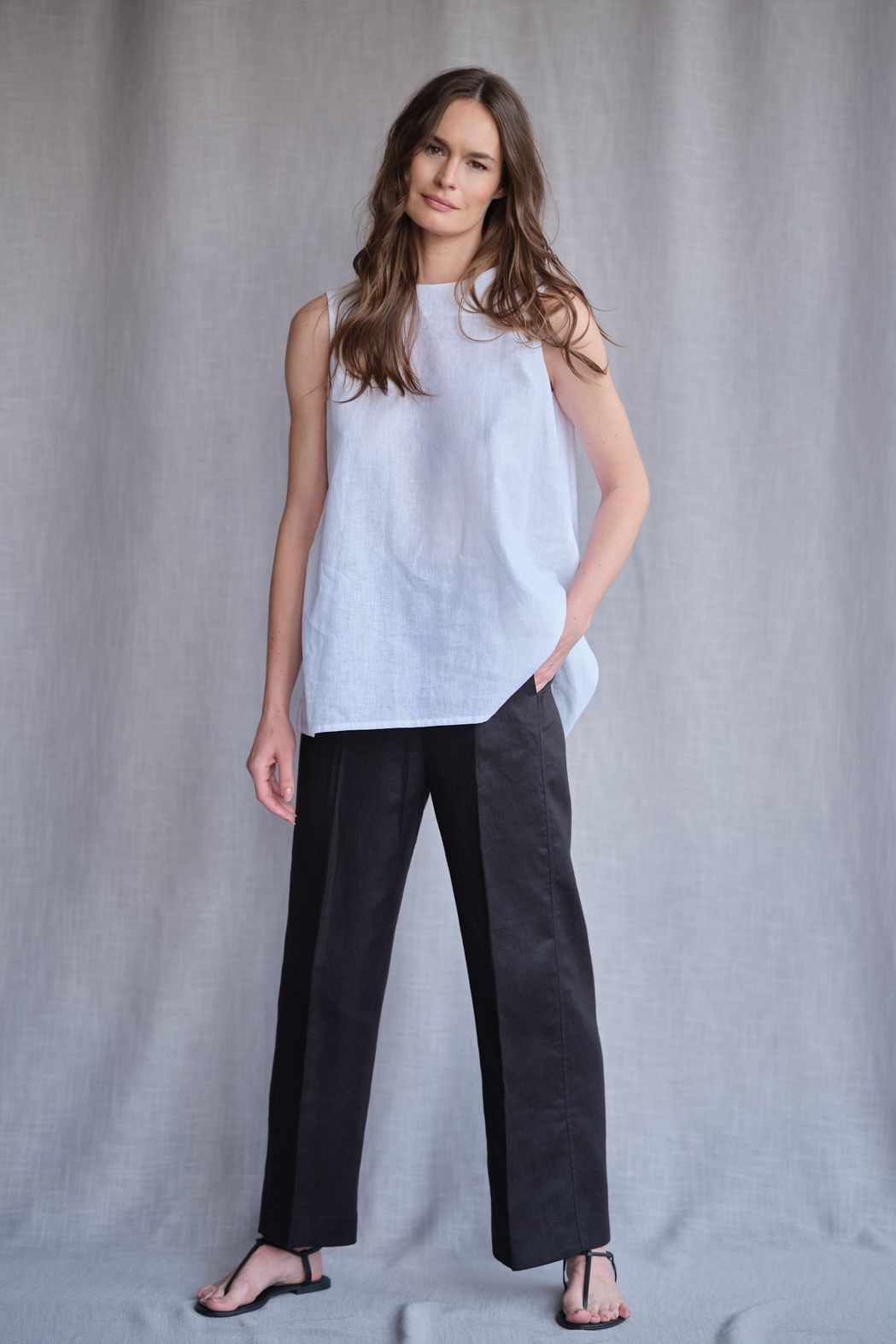 Blusa Linho Off White Verena CB