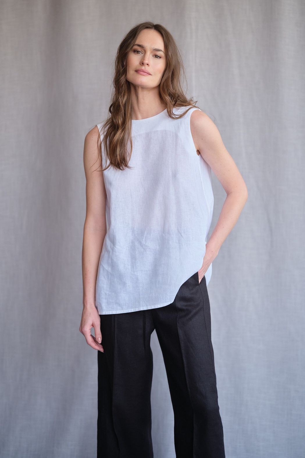 Blusa Linho Off White Verena CB