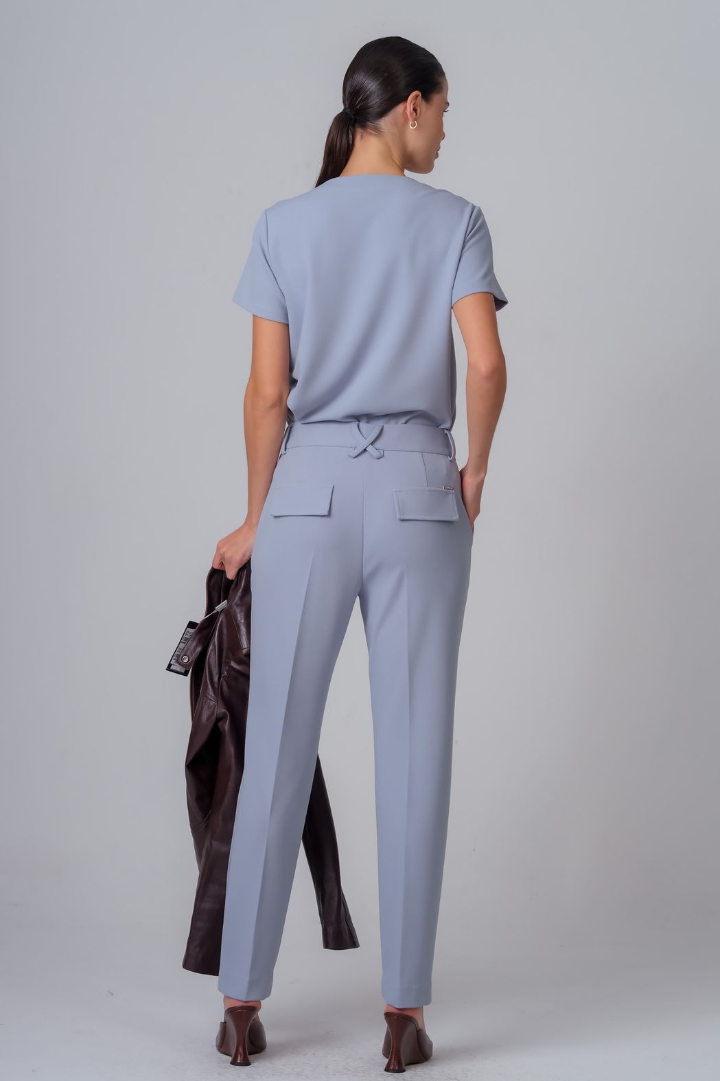 Calça Malha Azul  Livia