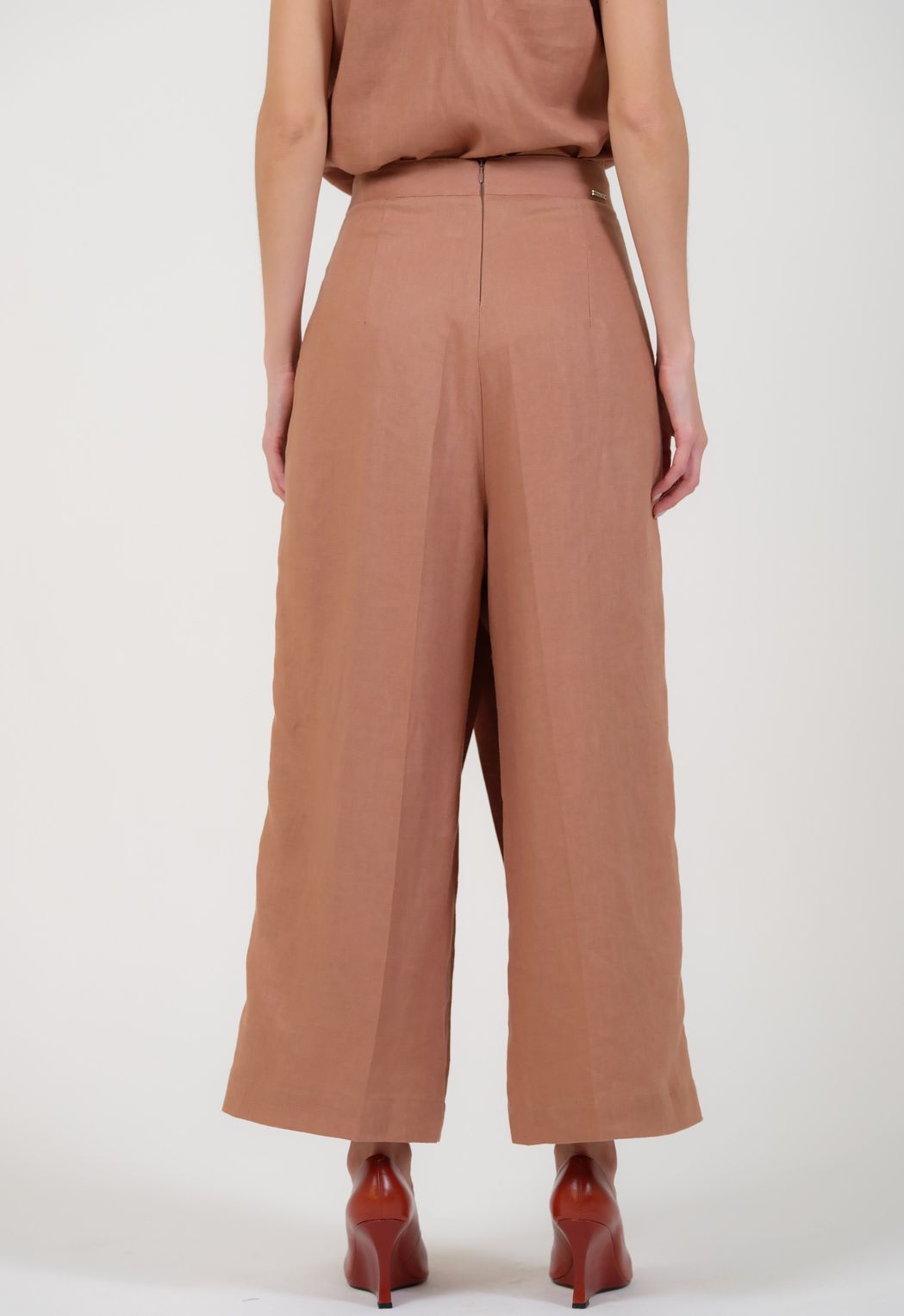 Calça Linho Camel Tiffany
