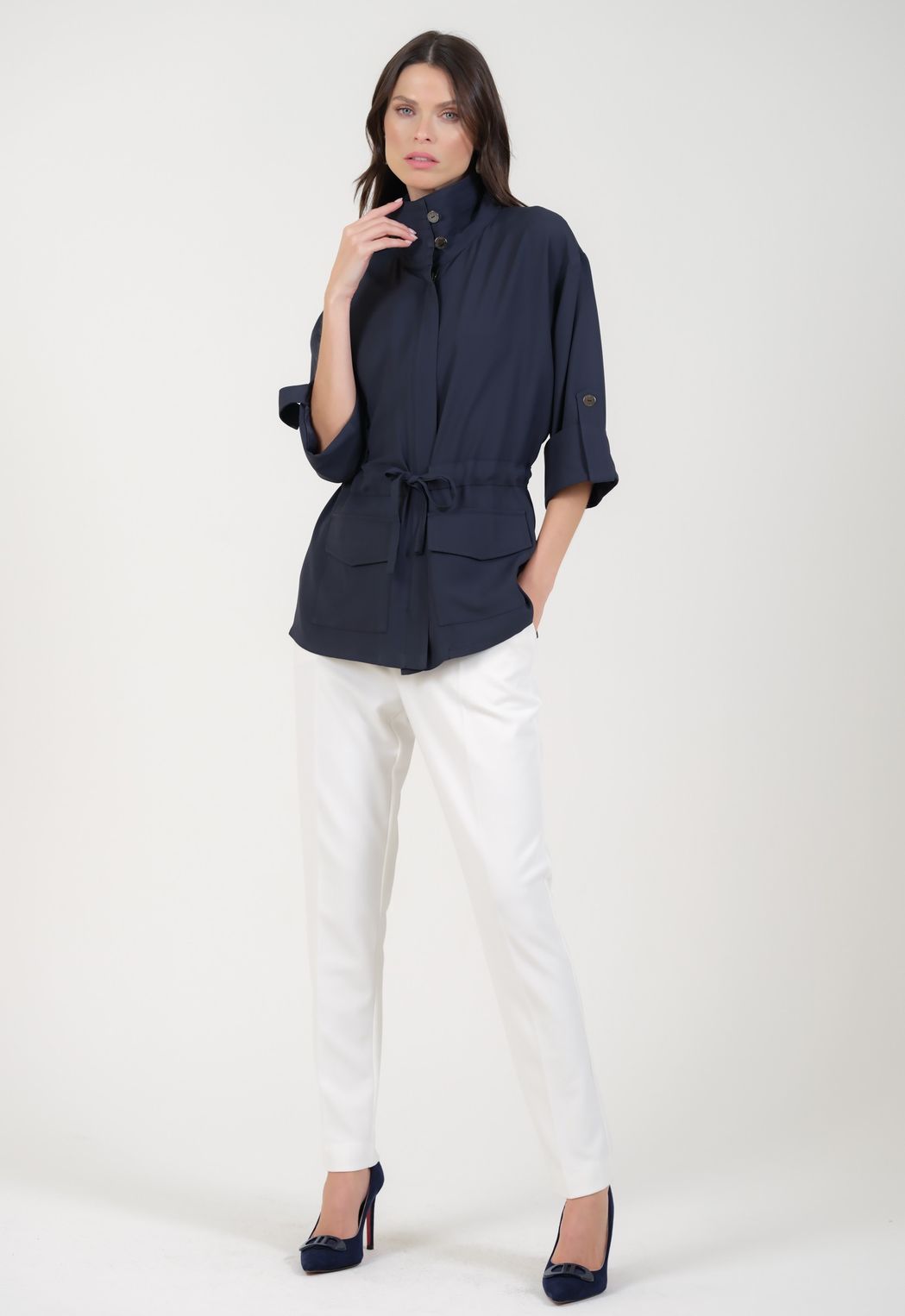 Parka Crepe Patou Marinho Elisabeth