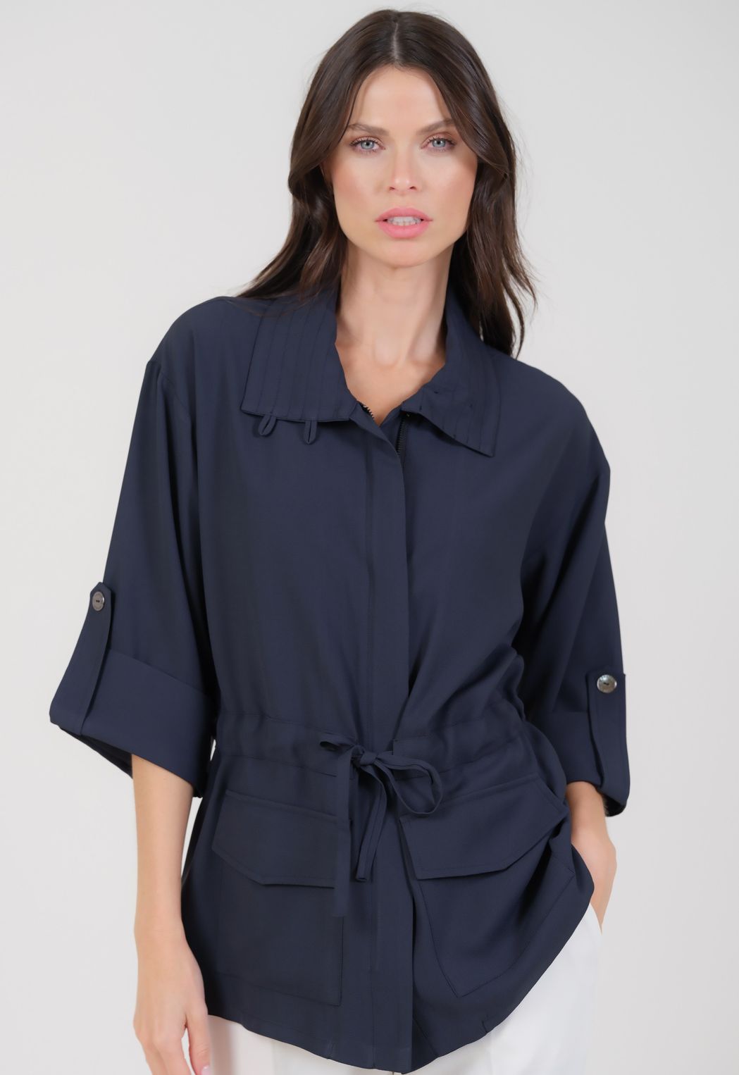 Parka Crepe Patou Marinho Elisabeth