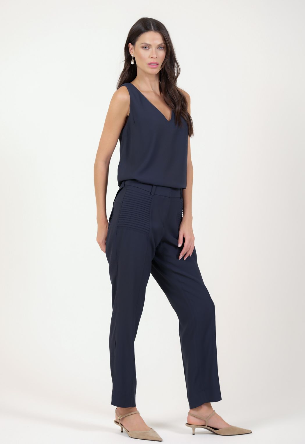 Regata Crepe Patou Marinho Elisabeth