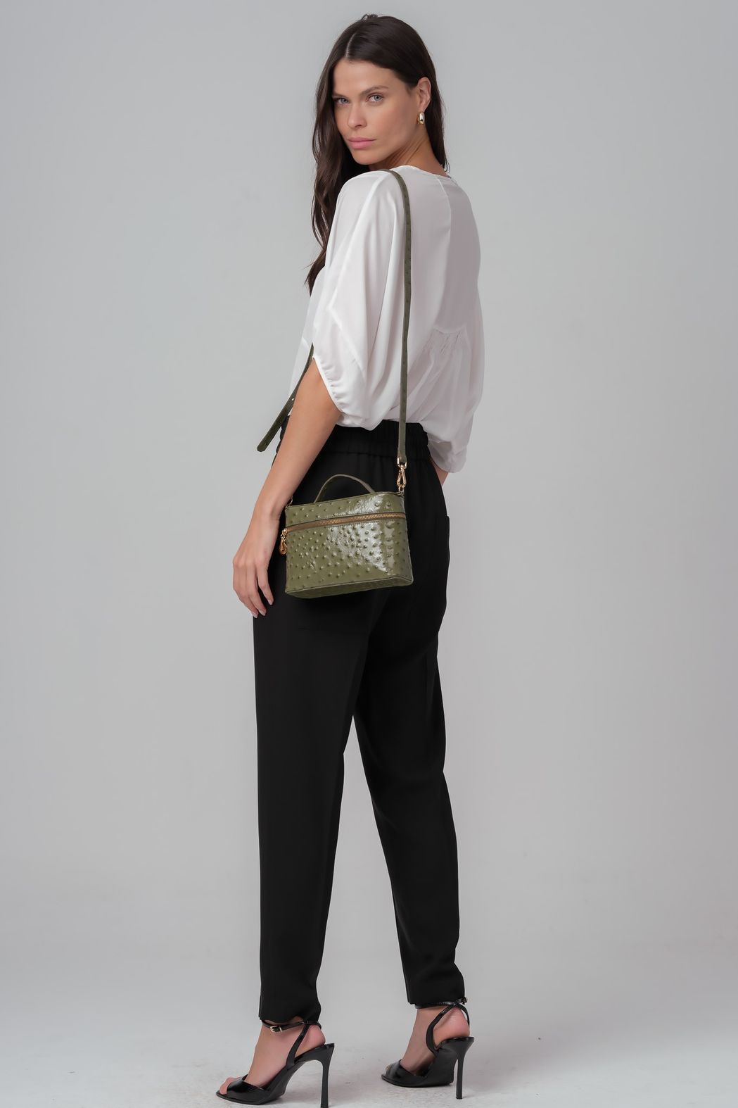 Calça Jogging Viscose Sara Preto 