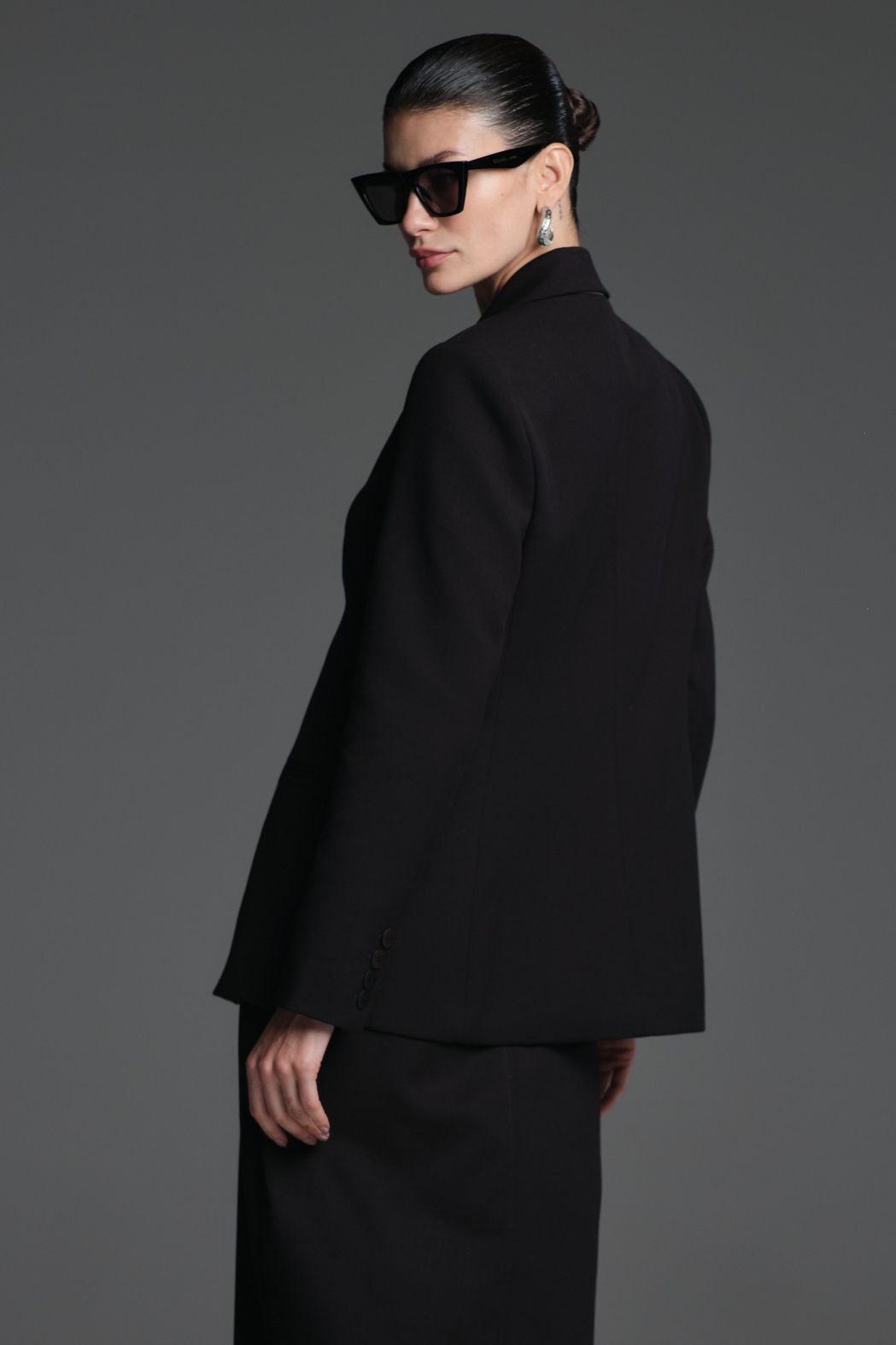 Blazer Gabardine Preto Livia CB