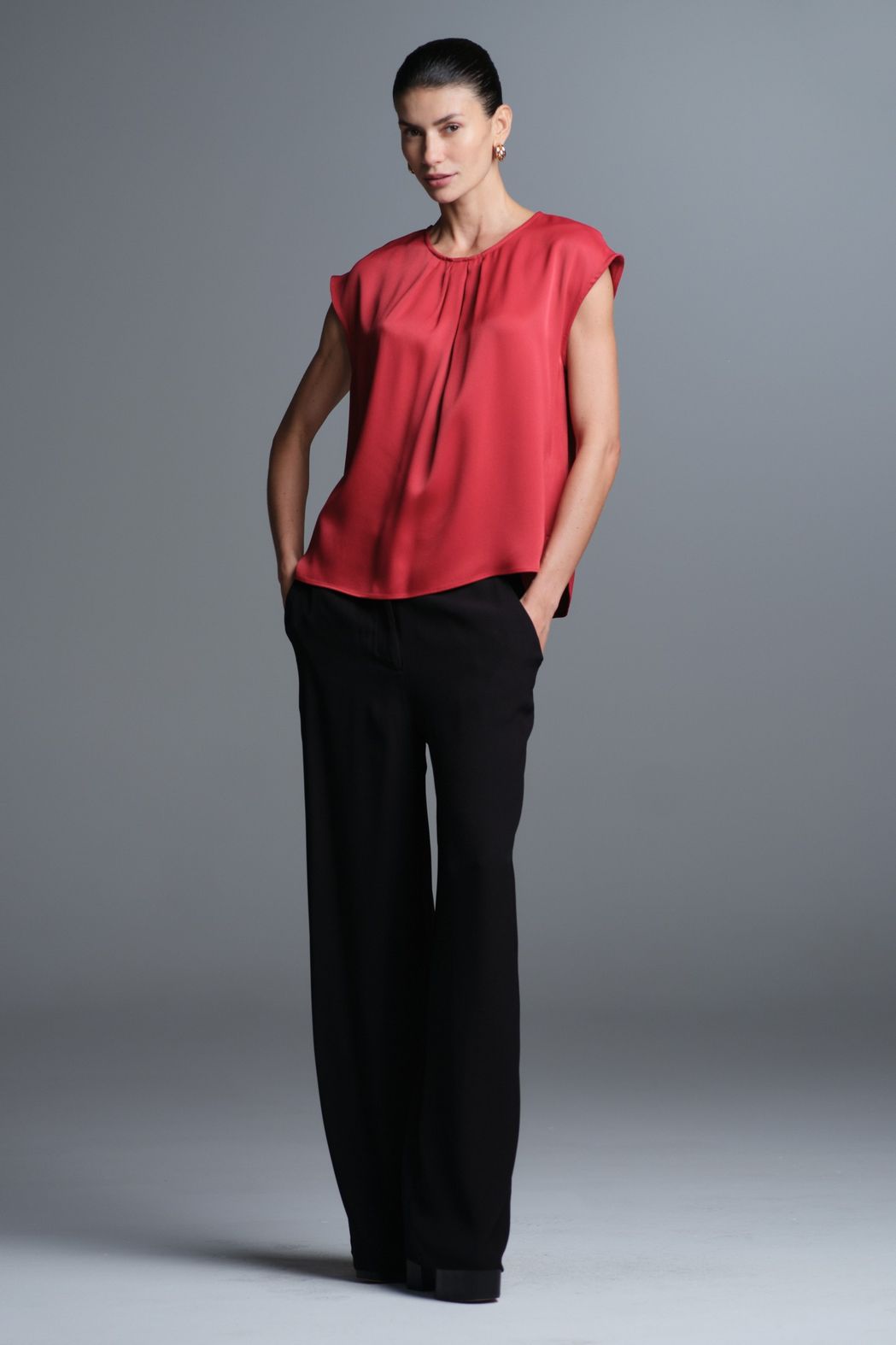 Blusa Crepe Rubi Veronica CB