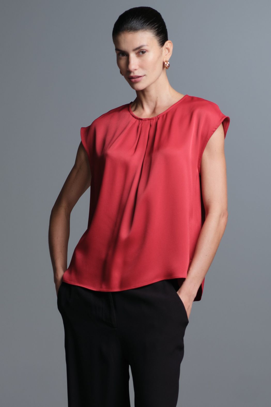 Blusa Crepe Rubi Veronica CB