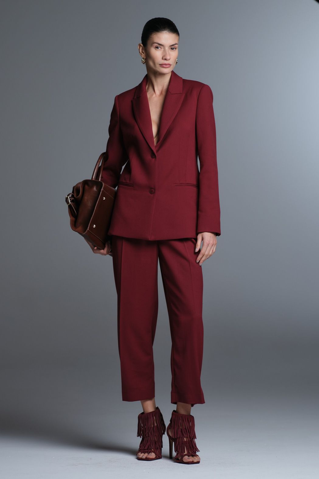 Calça Gabardine Vinho Livia CB