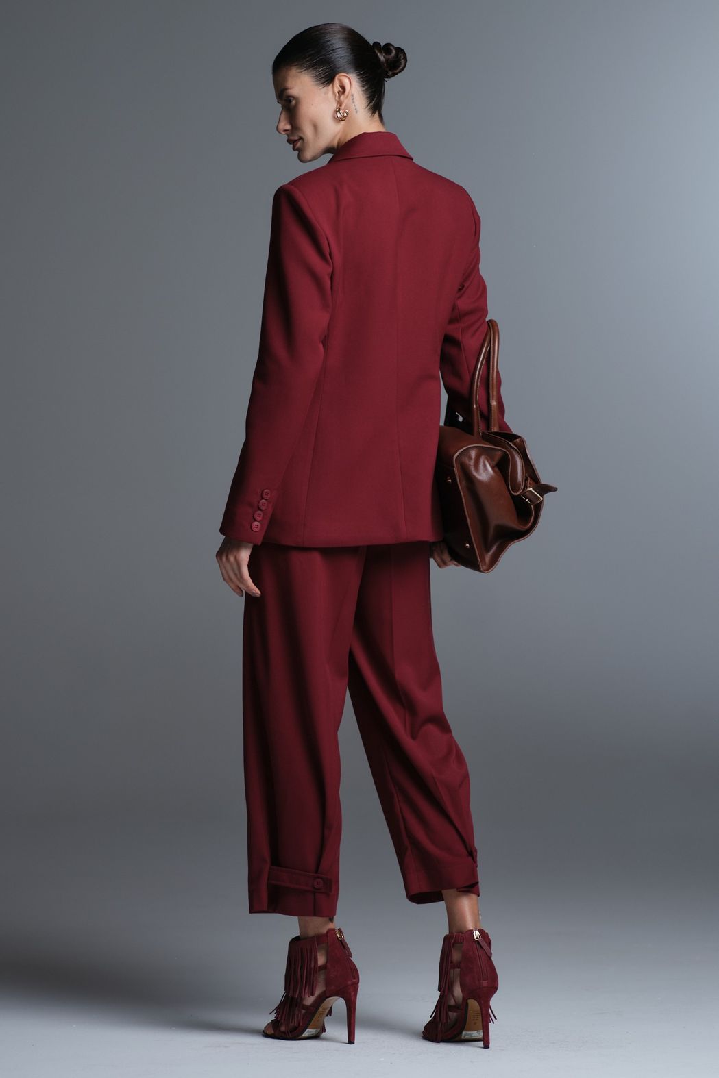 Calça Gabardine Vinho Livia CB