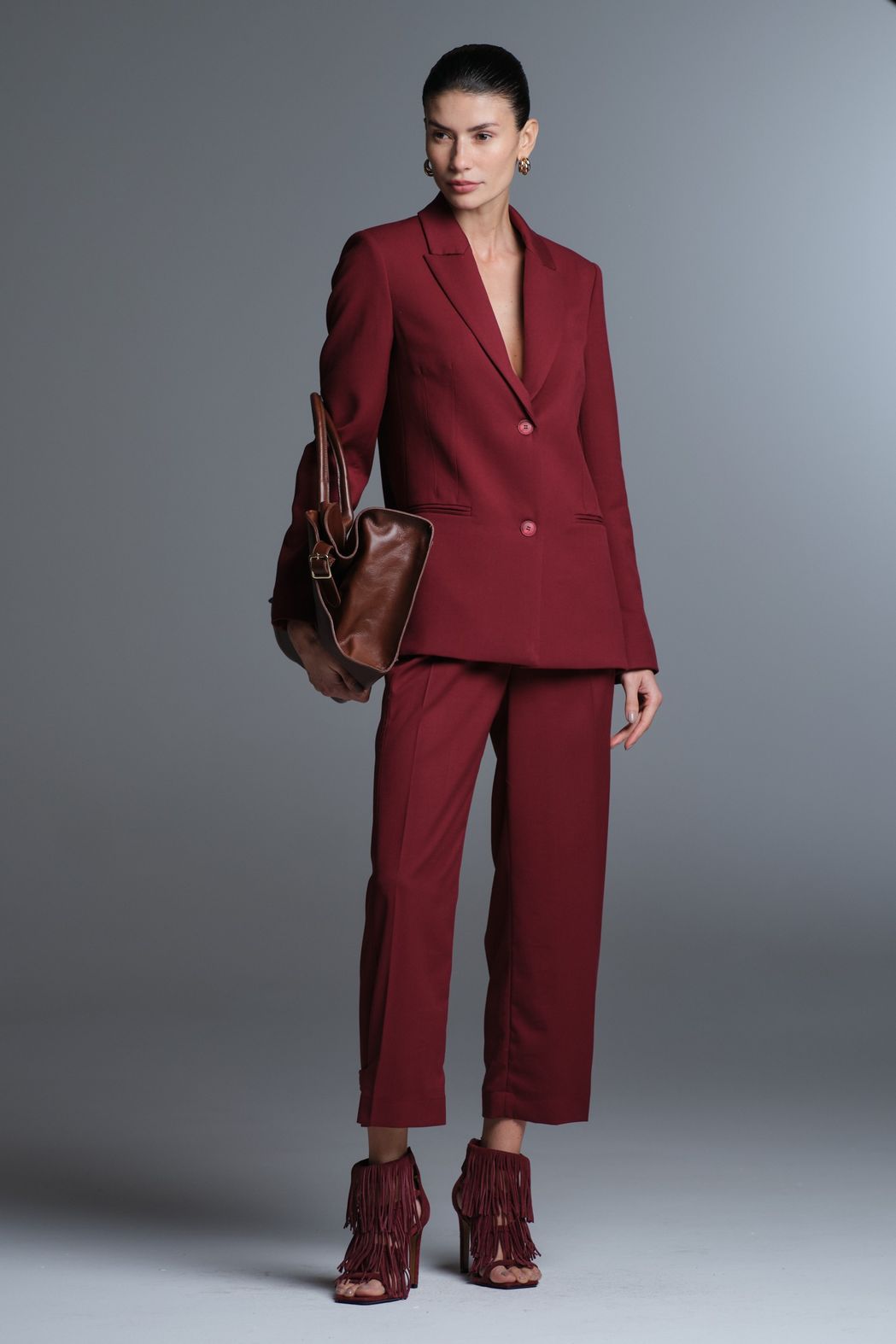 Calça Gabardine Vinho Livia CB