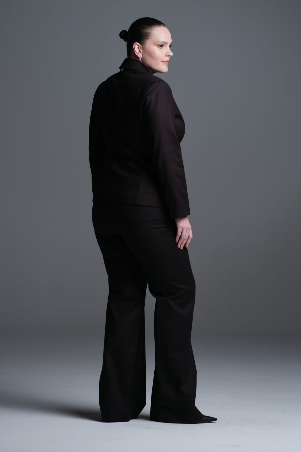 Blazer Algodão Preto Vivian