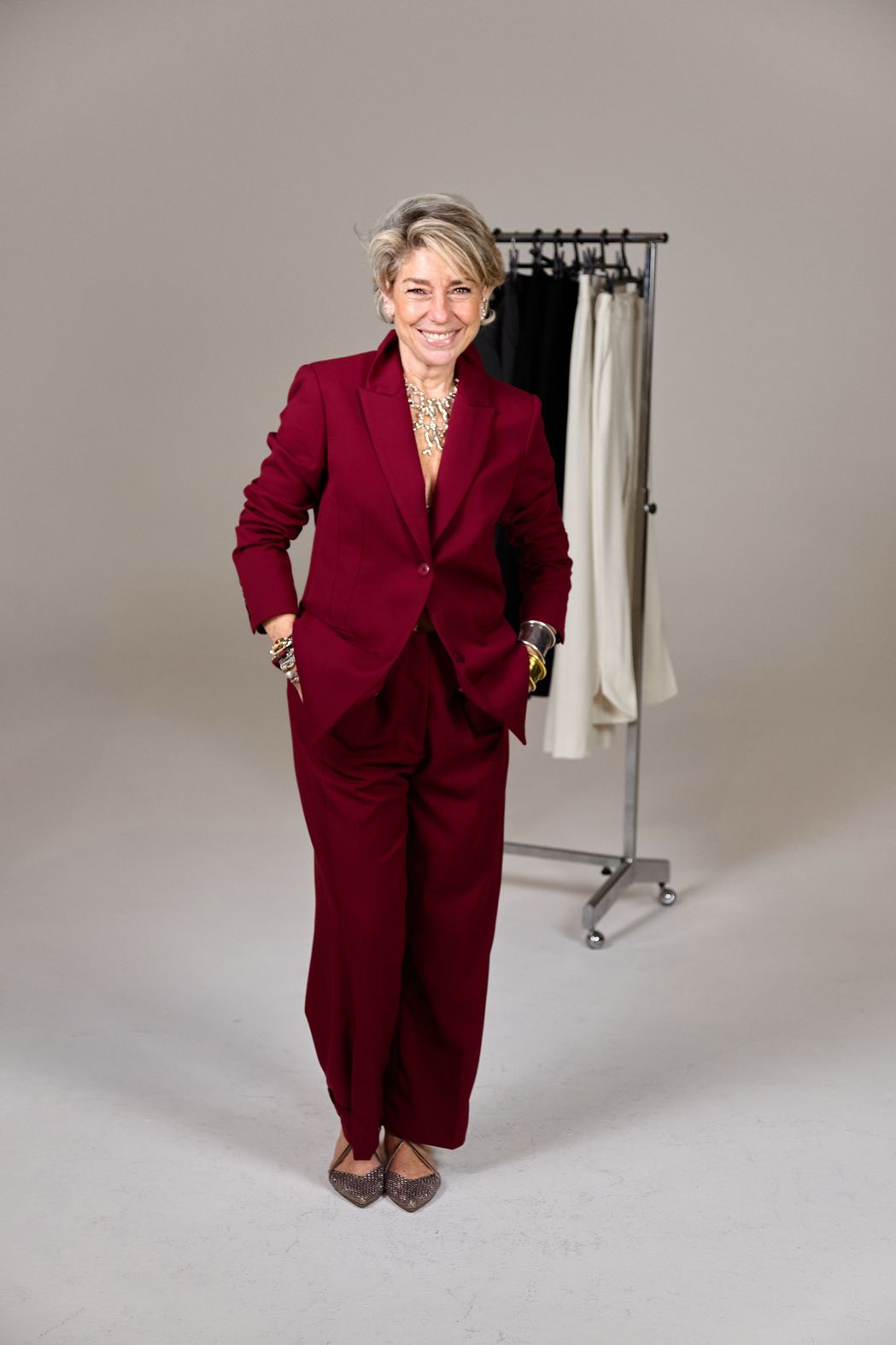 Calça Gabardine Vinho Livia CB