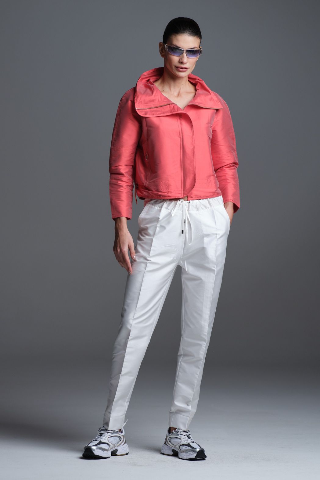 Jaqueta Tafetá Coral Daiana