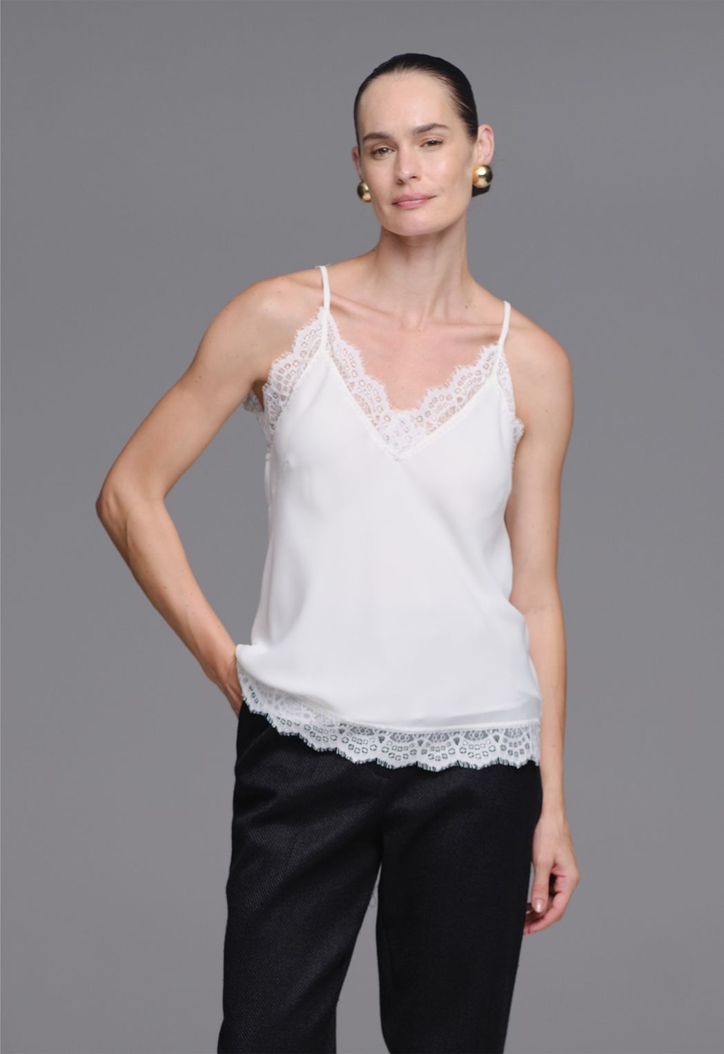 Regata Renda Musseline Off White Vivi 