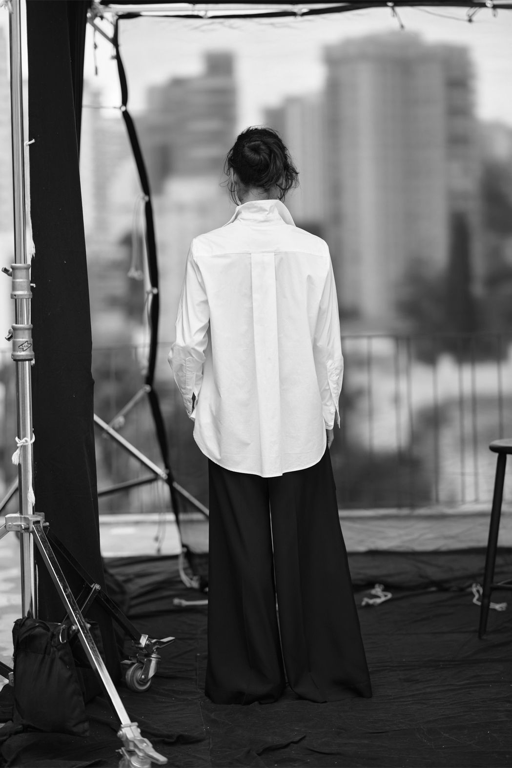Camisa Tricoline Branco Maite