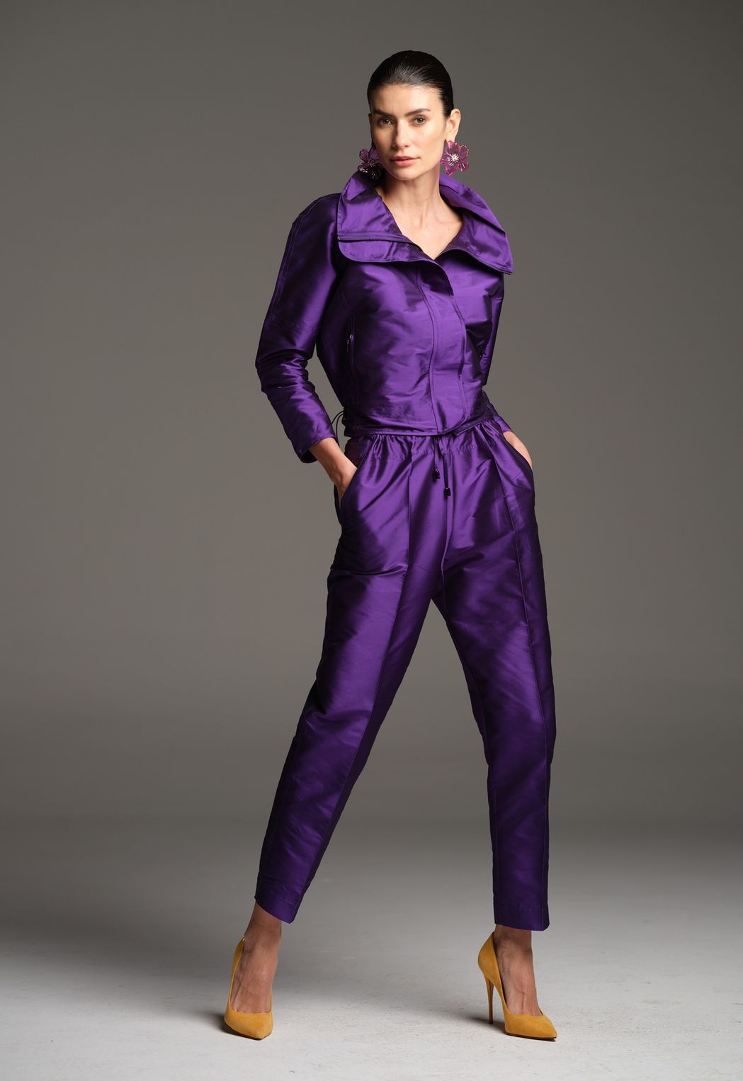 Calça Jogging Tafetá Ametista Daiana