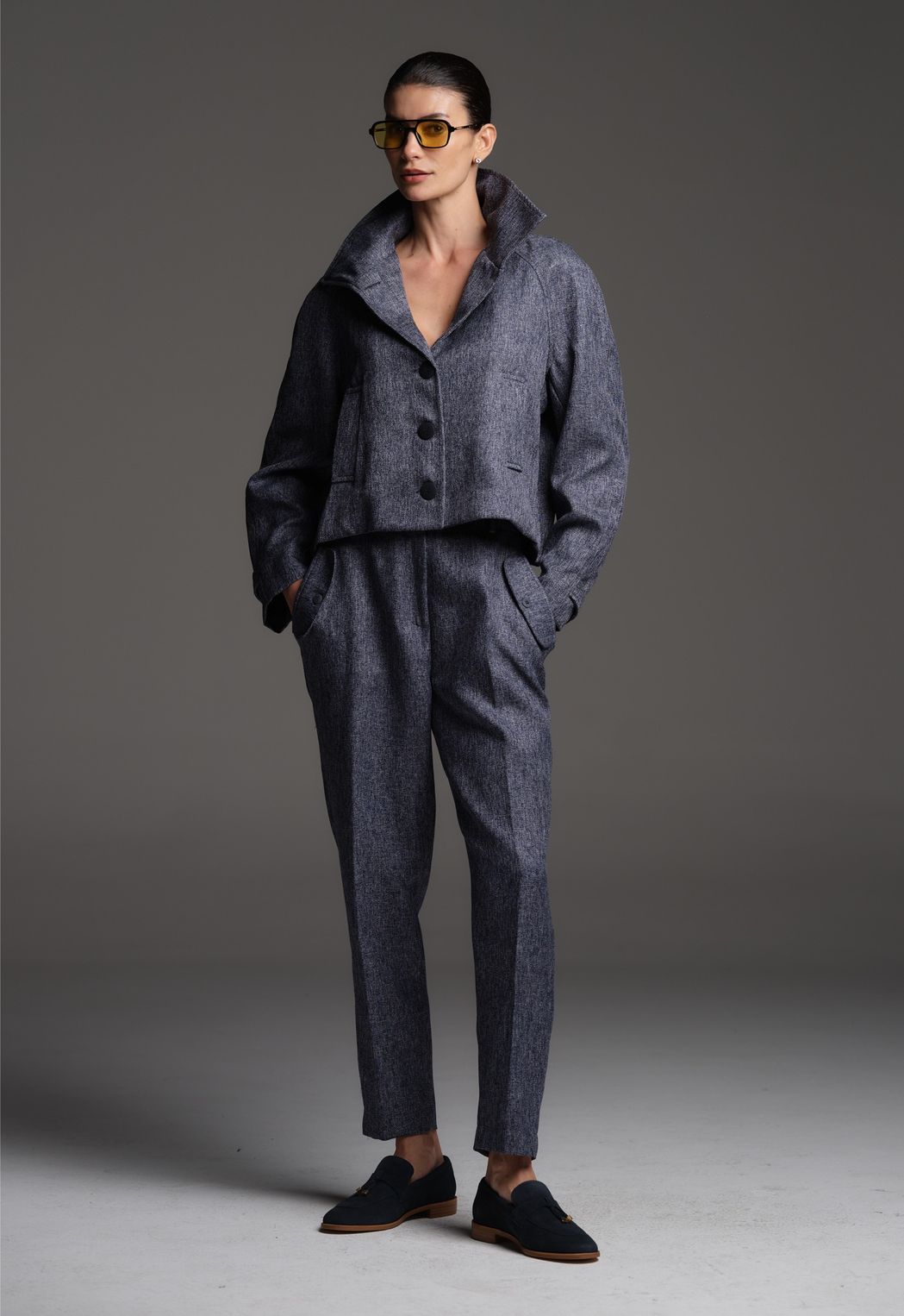 Calça Alfaiataria Azul Liana