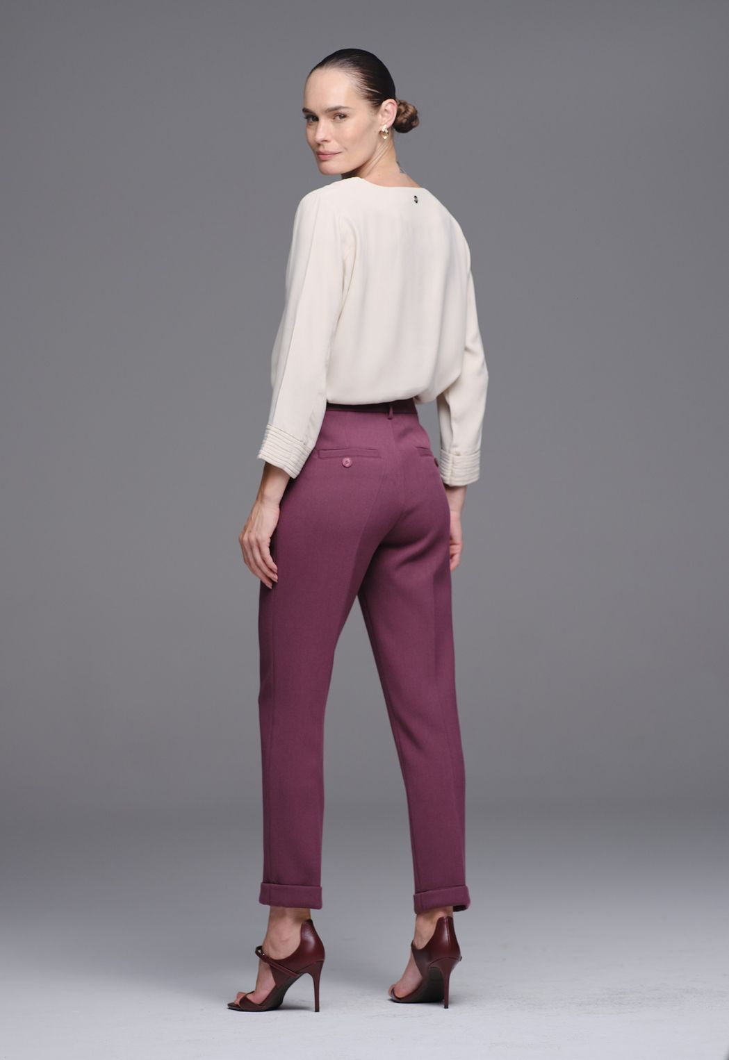 Blusa Crepe Areia Lara