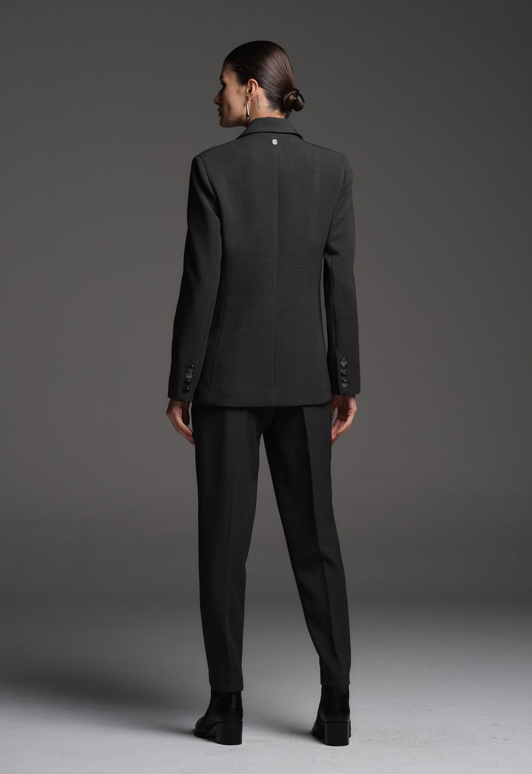 Blazer Alfaiataria Chumbo Meghan