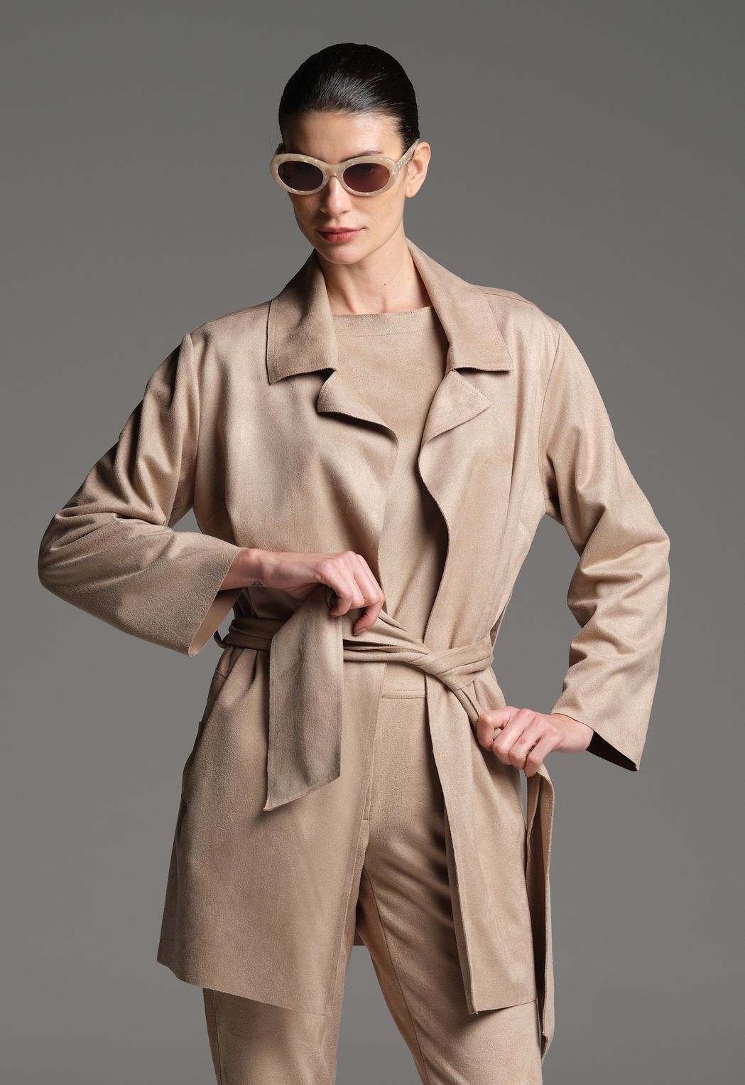 Trench Coat Suede Fendi Julia