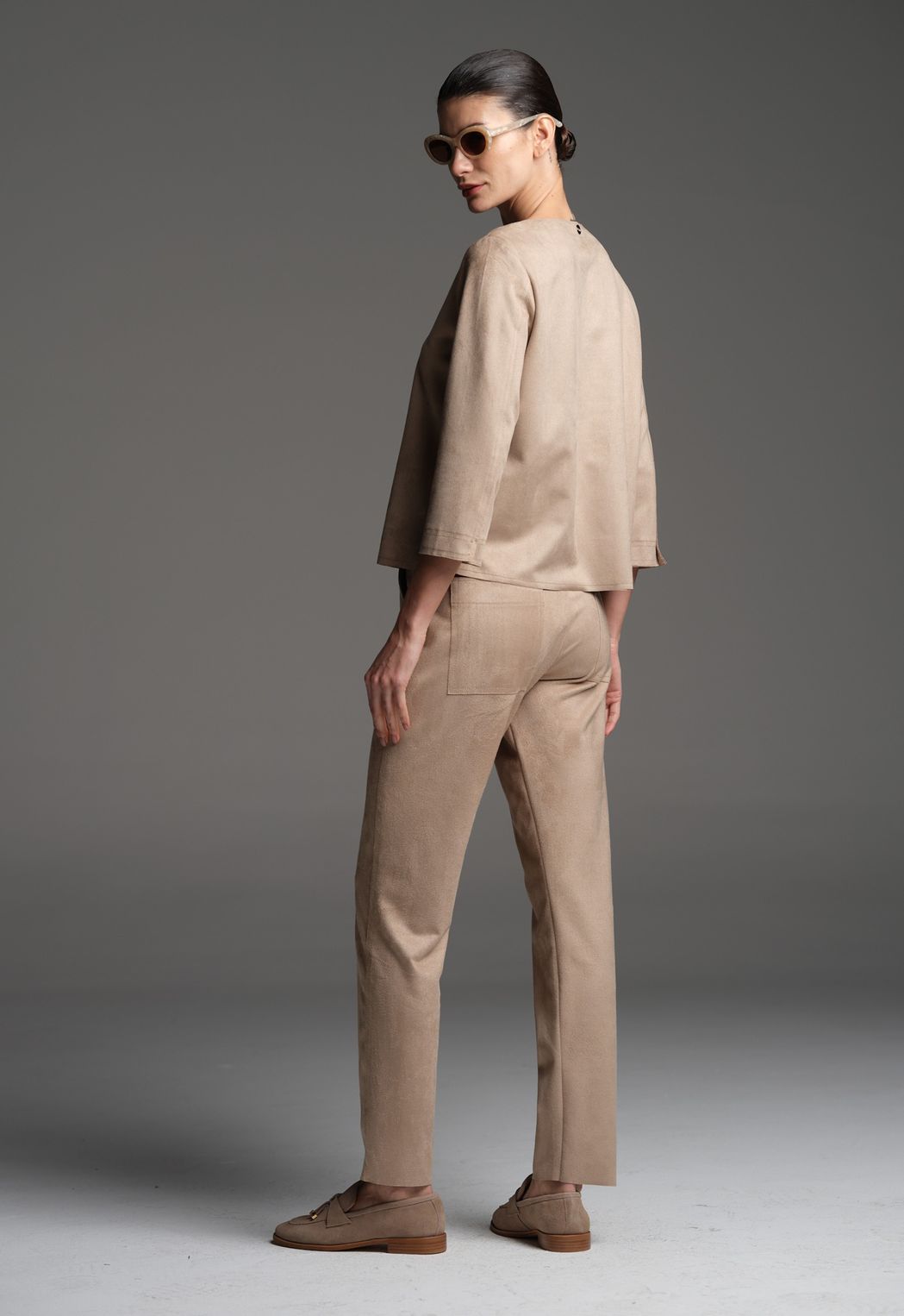 Blusa Suede Fendi Julia