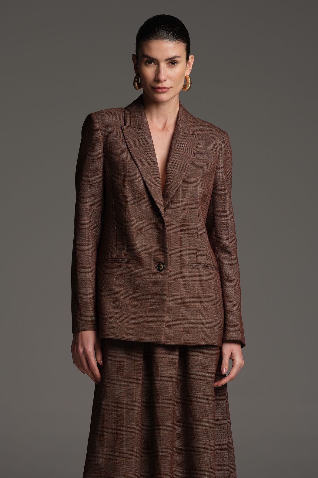 Blazer Xadrez Príncipe de Gales Elza