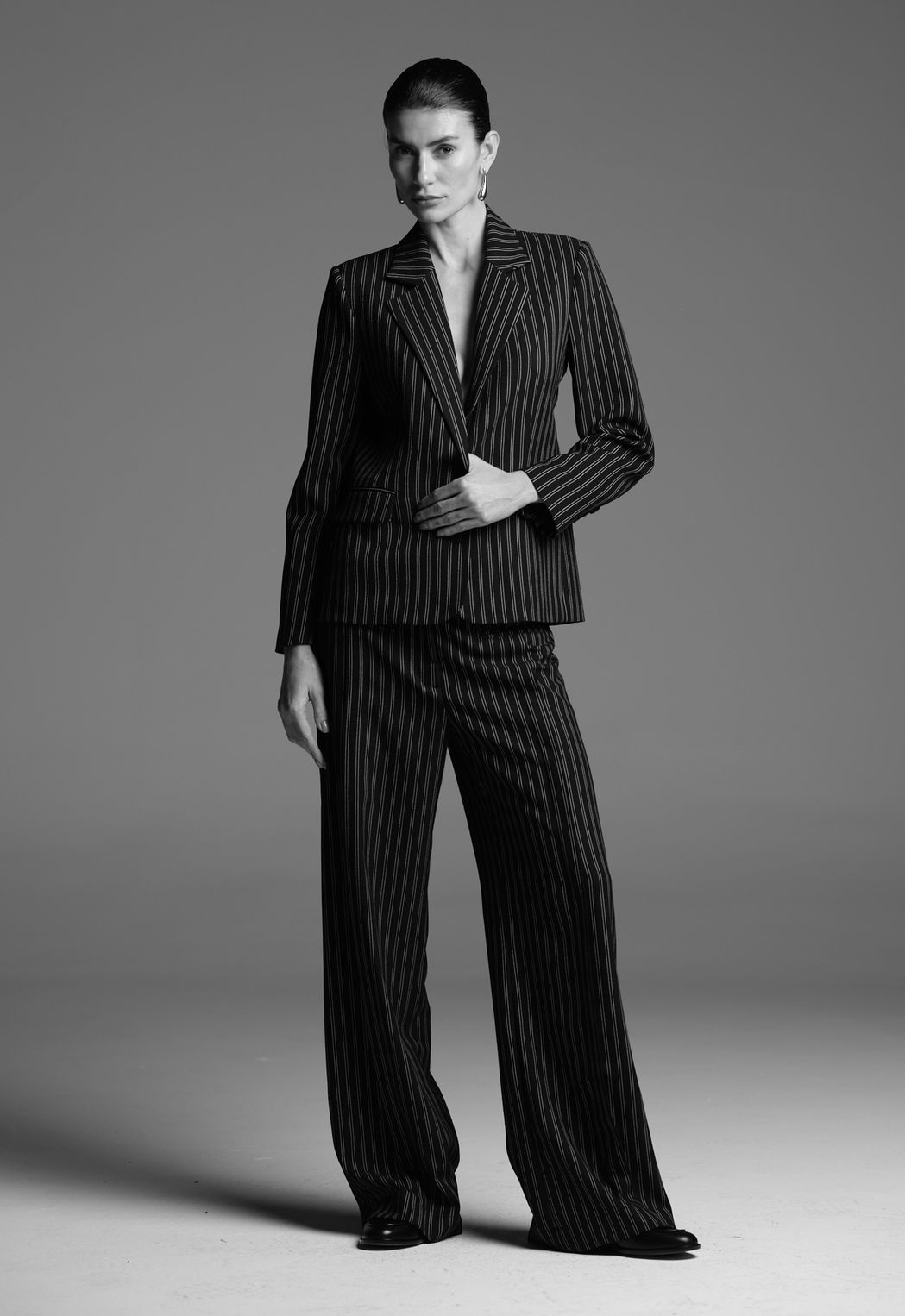 Calça Alfaiataria Risca de Giz Cecilia
