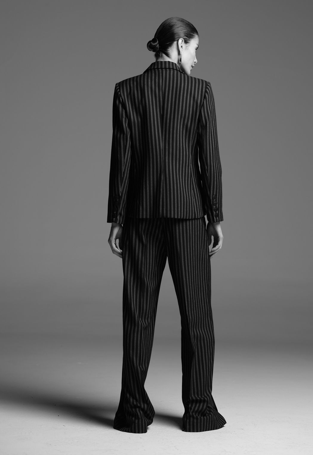 Blazer Alfaiataria Risca de Giz Cecilia