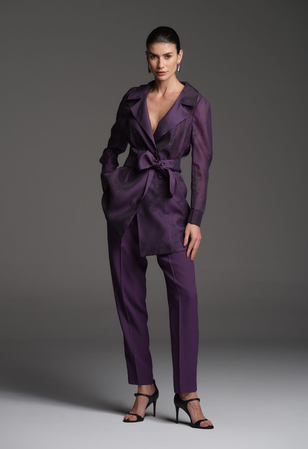 Trench Coat Organza Figo Kate