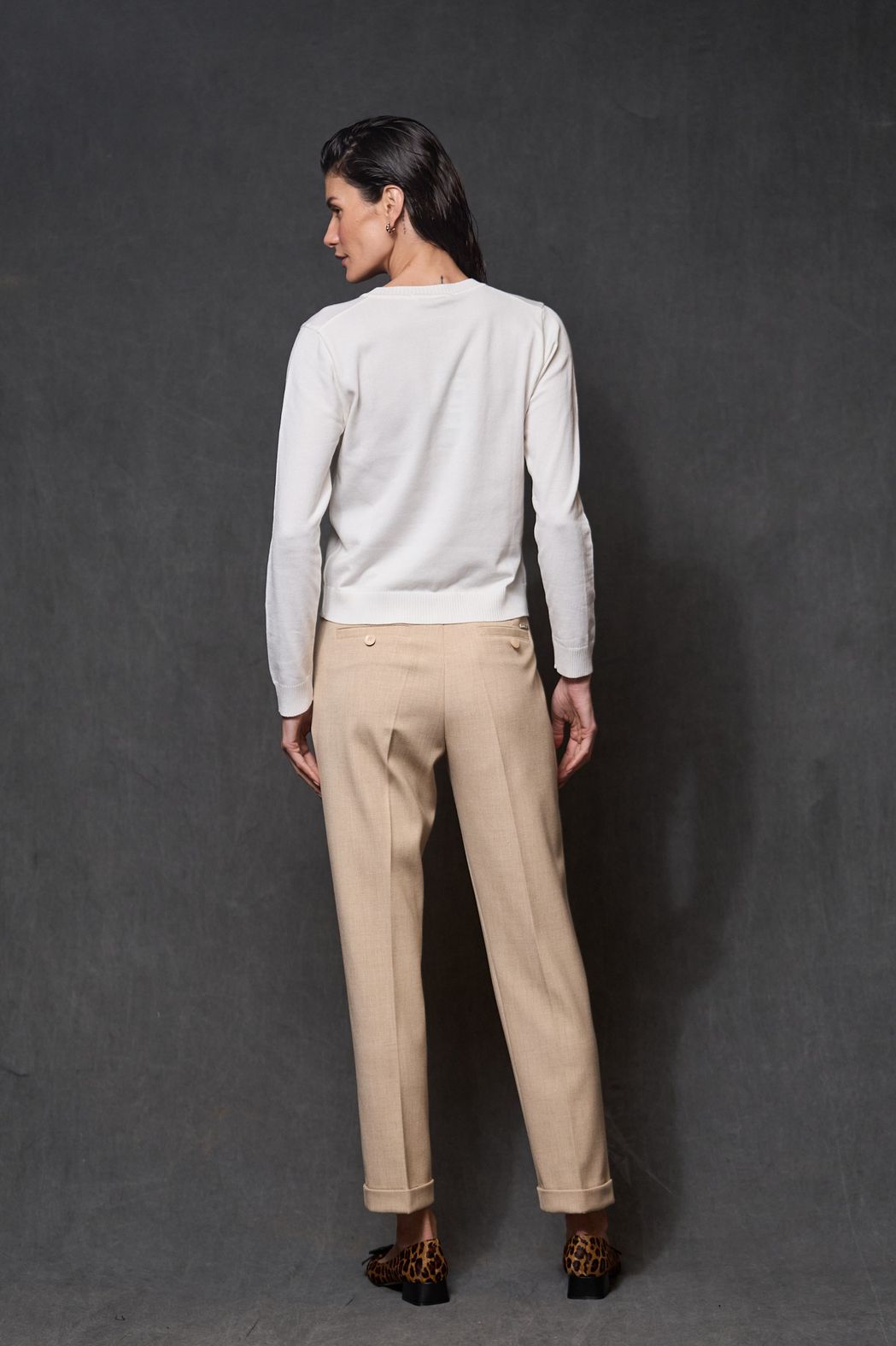 Cardigan Trico Off White Bella