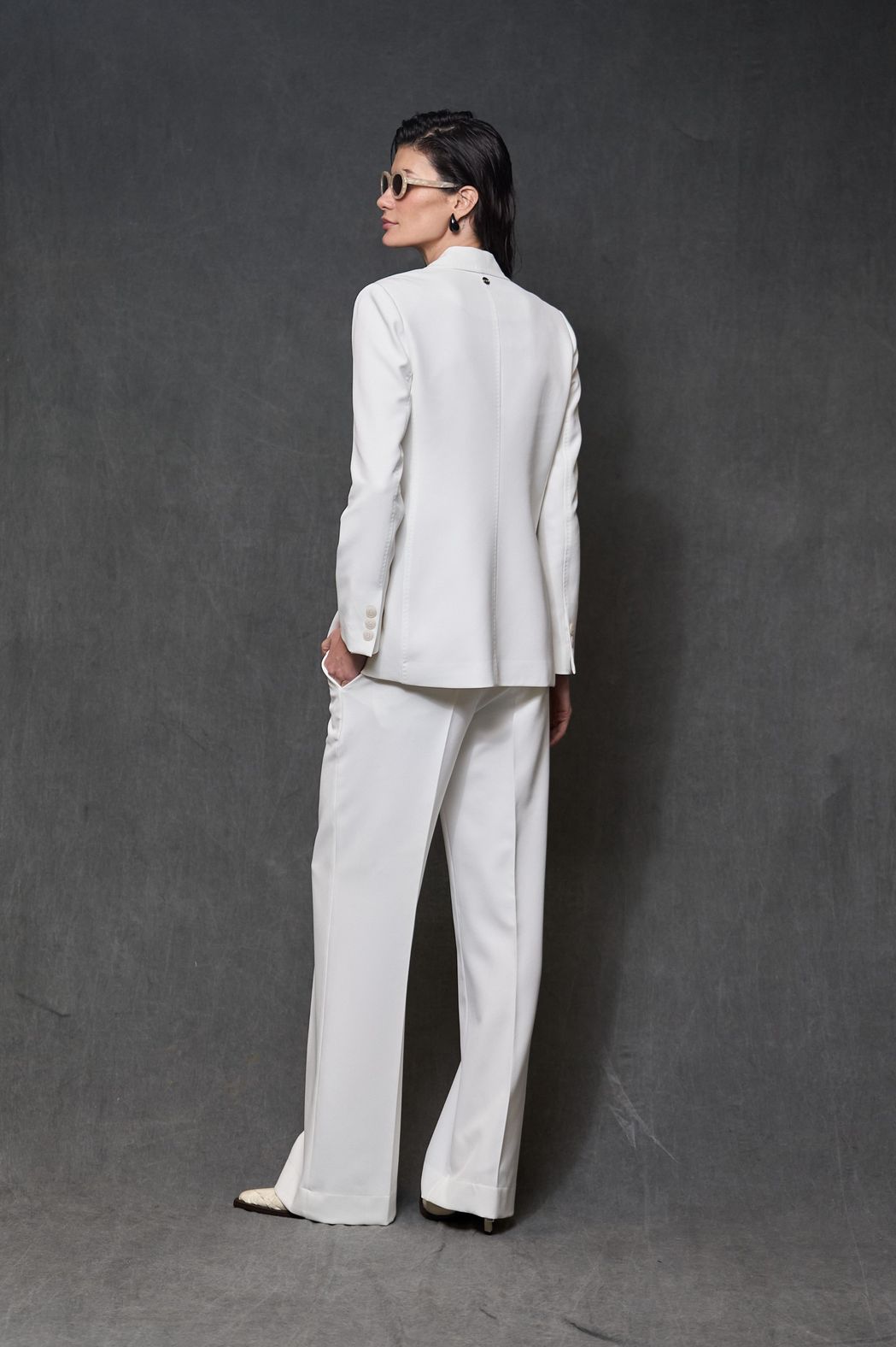 Calça Alfaiataria Off White Kiara