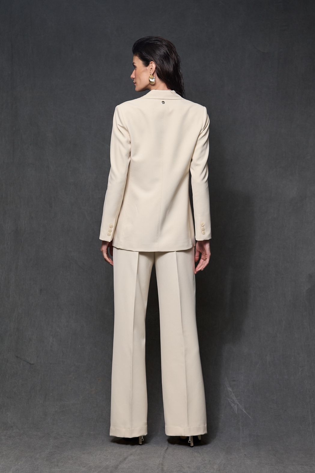 Blazer Alfaiataria Areia Kiara