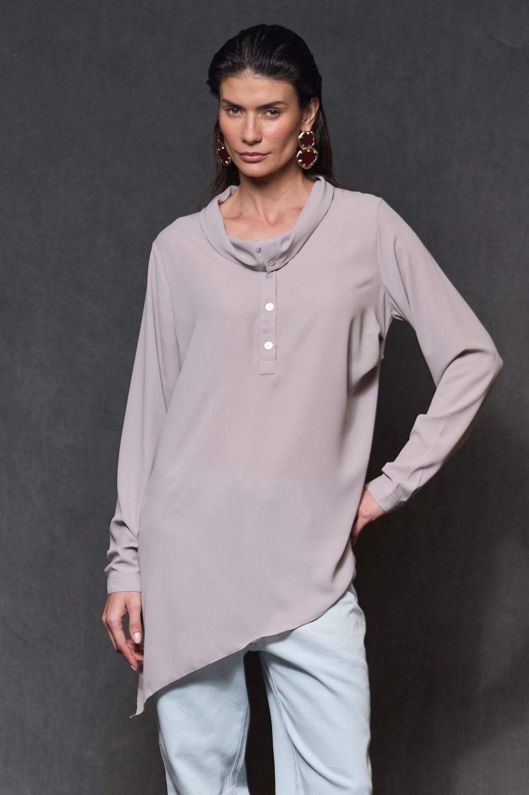 Blusa Gola Polo Fendi Eva