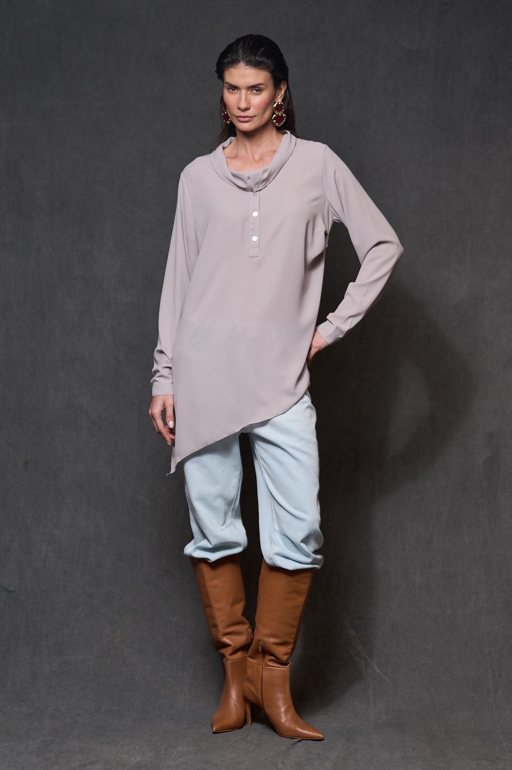 Blusa Gola Polo Fendi Eva