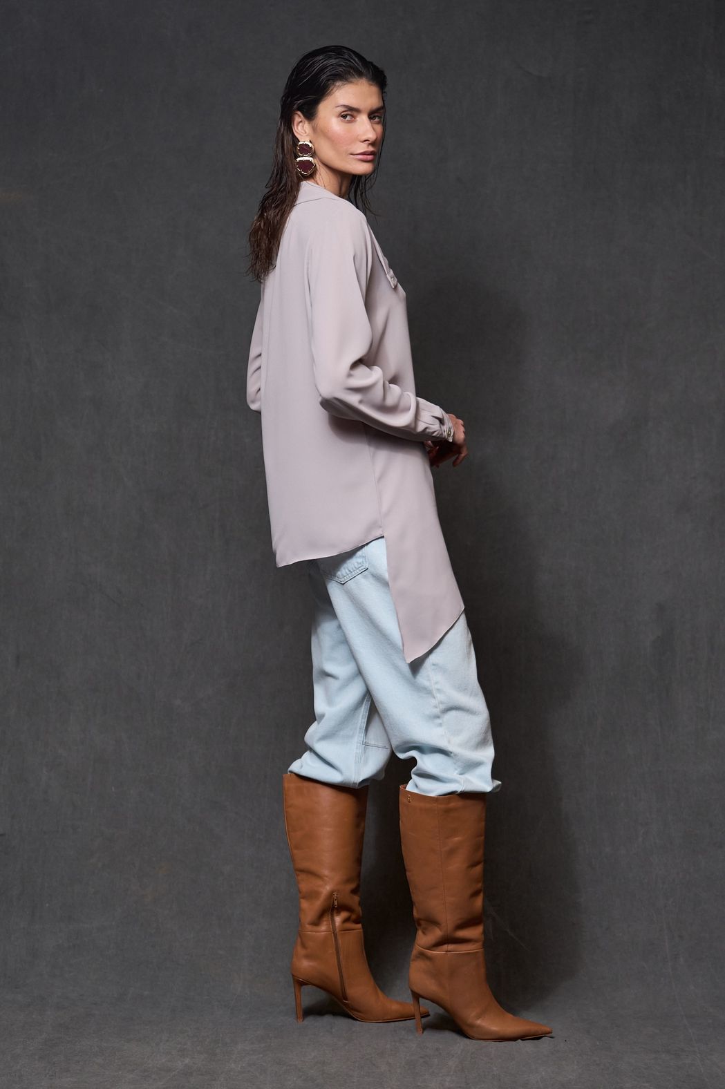 Blusa Gola Polo Fendi Eva
