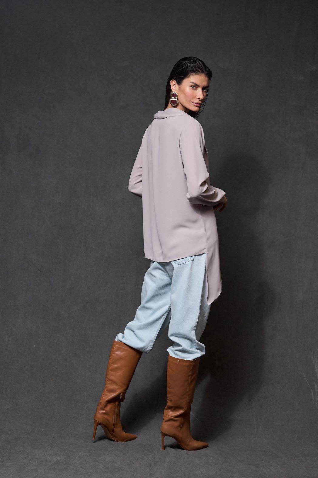 Blusa Gola Polo Fendi Eva