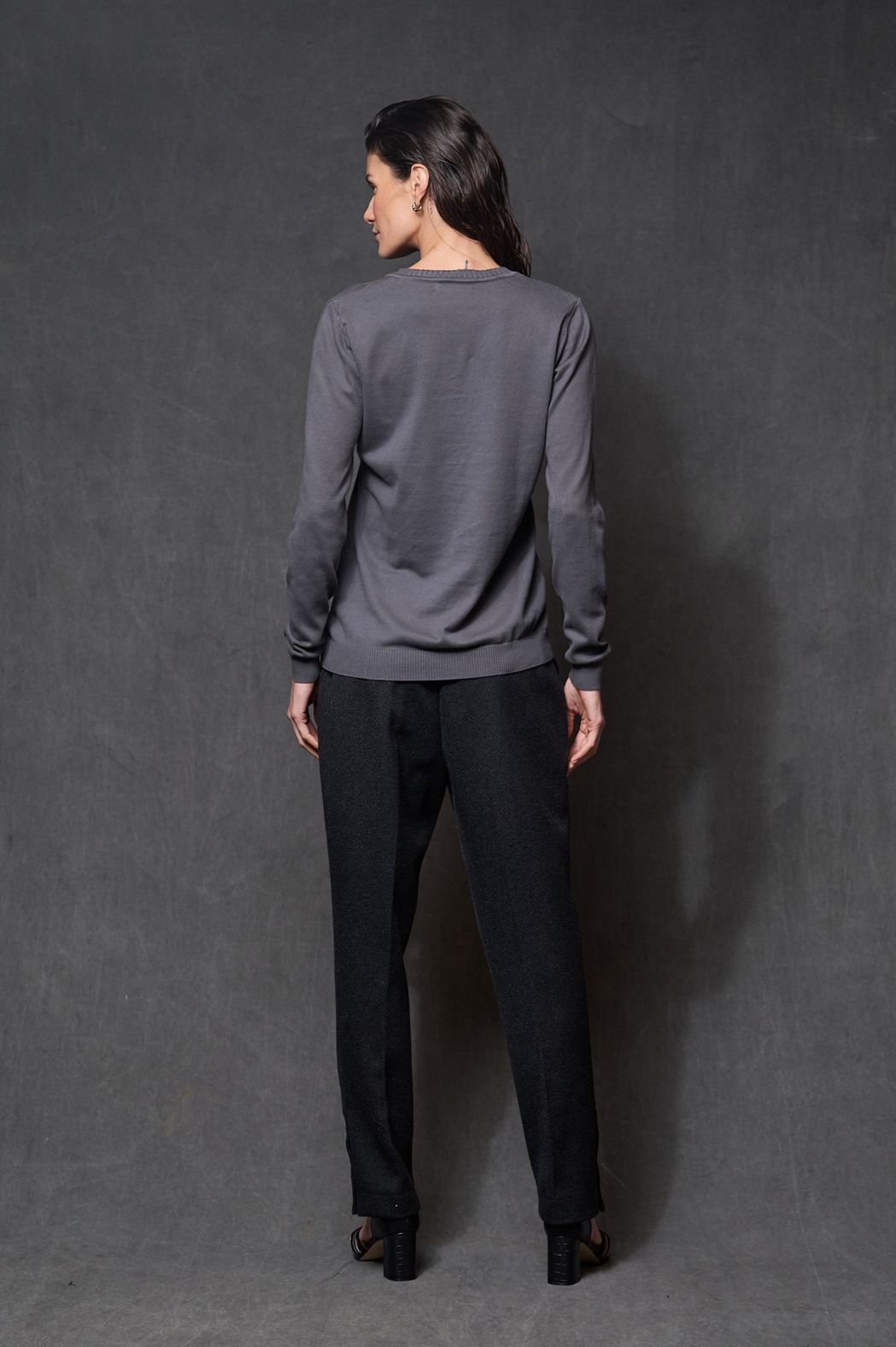 Sapato com Tiras Preto Kate