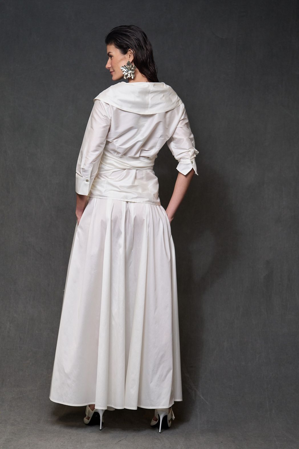 Cachecouer Tafetá Off White Linda